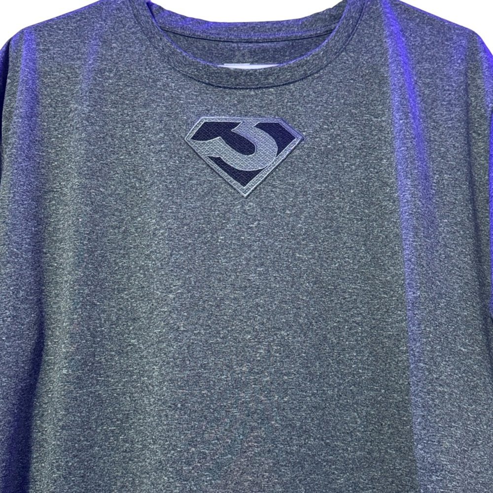 Gray General Zod Insignia T-Shirt Size XL - Picture 4 of 9